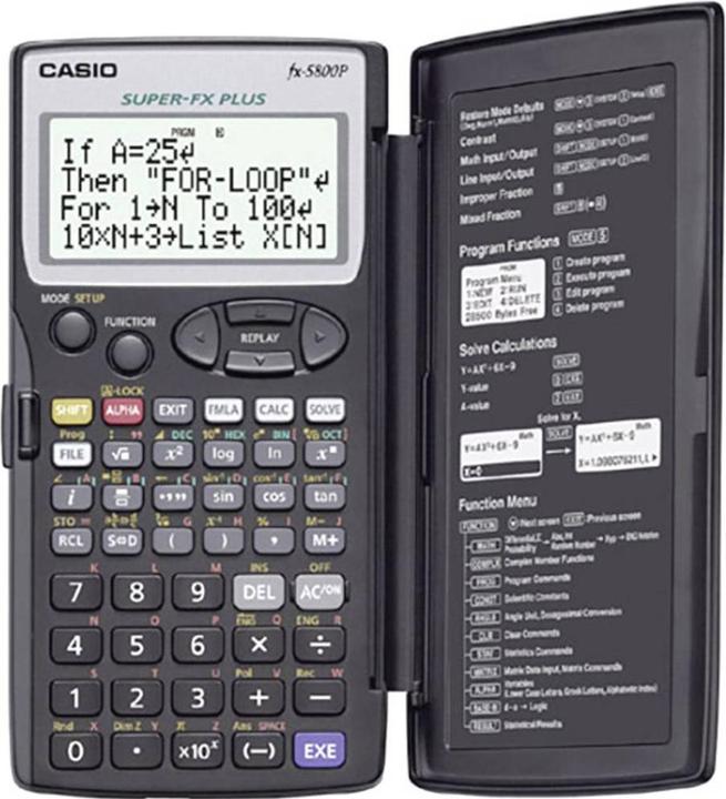 Actual product image Casio FX 5800 P (Batteries)