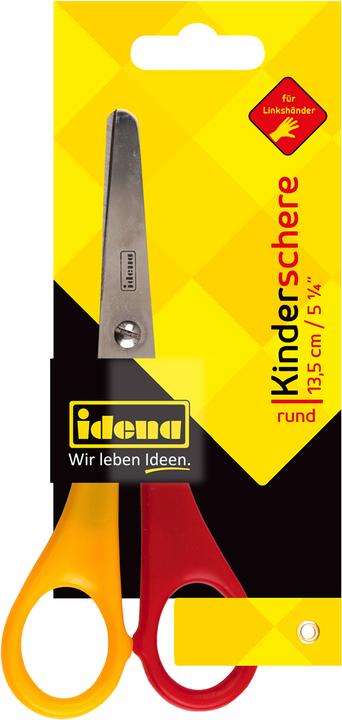 Image du produit Idena Ciseaux enfants ronds 5 1/4",pour gauchers (13.50 cm)