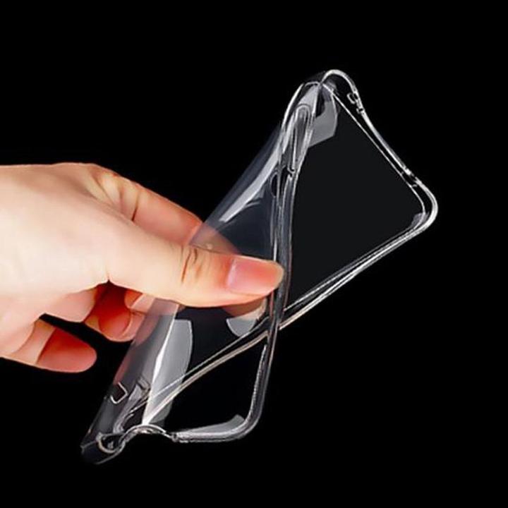 Actual product image König Design Huawei Ascend P6 Sleeve Transparent Silicone Case Clear Mobile Phone Cover (Huawei Ascend P6)