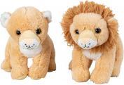 Actual product image IKO Plush lion & lioness sitting h=25cm, 2-way sor (25 cm)