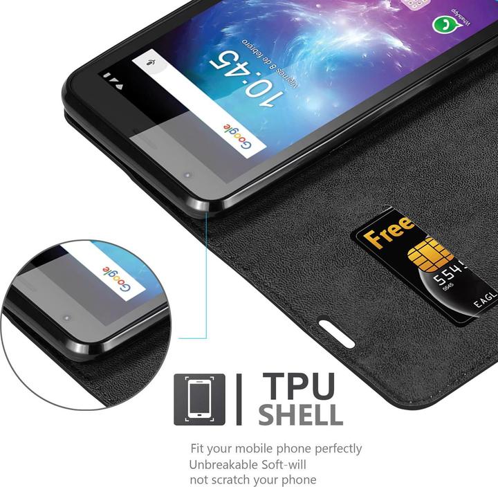 Productafbeelding Cadorabo Boek Onzichtbare Magneethoes (ZTE Blade L8)