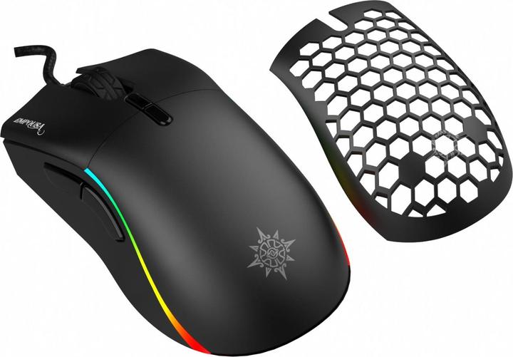Actual product image Inca RGB 6 Led 10000 DPI 7D Macro Keys with Double Cap Prof. gaming mouse (Cable)