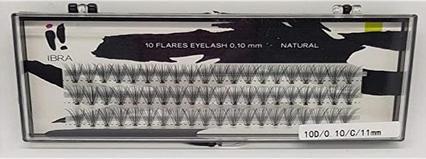 Actual product image Ibra Naturals Tufts Of False Eyelashes 0.10-11Mm (Artificial eyelashes)