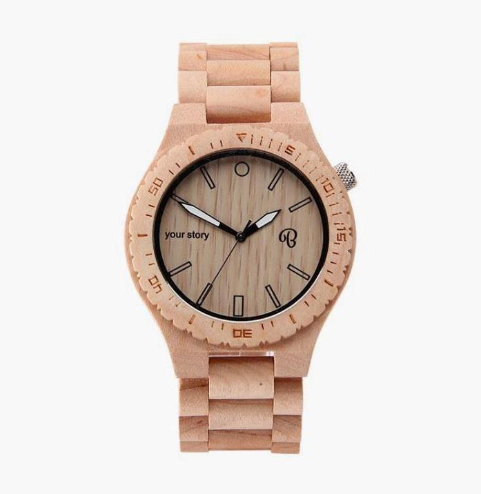 Produktbild Bambuu Holzuhr (Analoguhr, 46 mm)