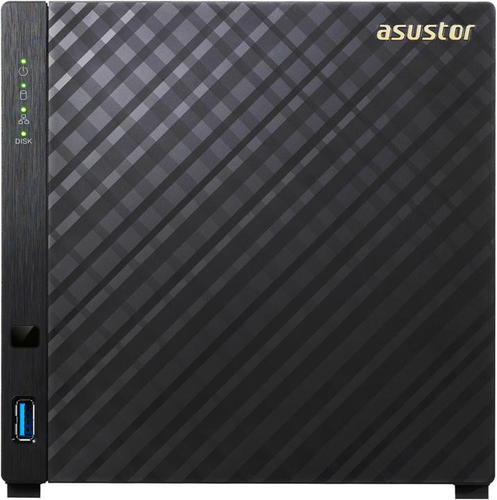 ASUS AS1004T - Speicherserver - Marvell Armada 385 - Armada 385 - Schwarz