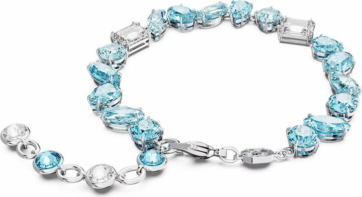 Produktbild Swarovski Gema Armband Verschiedene Schliffe Blau (Swarovski Metall)