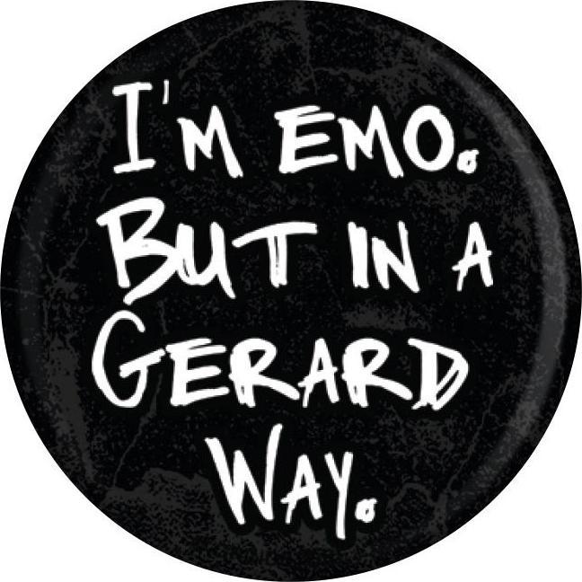 Immagine prodotto Grindstore Distintivo in Emo ma in modo Gerard Lamiera