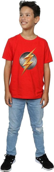 Immagine prodotto Justice League Movie Flash Emblem Maglietta Ragazzi (152, 158)