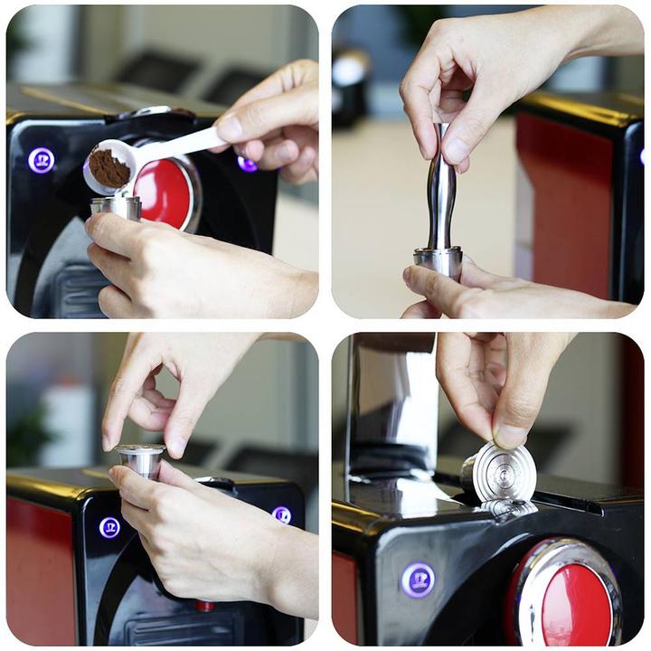 Produktbild Dreiklang-be smart Nespresso-Kapsel mit Tamper