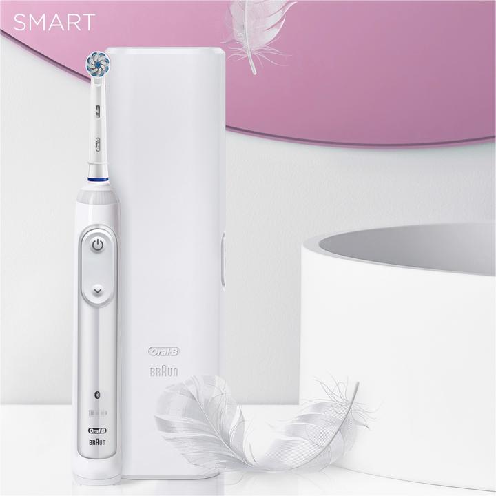 Image du produit Oral-B Brosse à dents électrique Smart Sensitive + étui de voyage (Brosse à dents oscillo-rotative)
