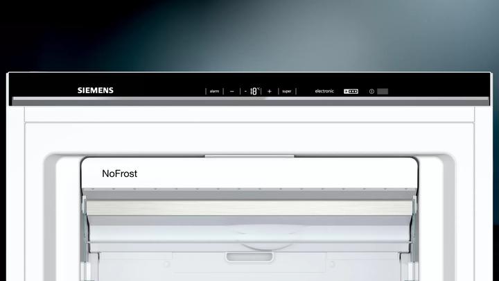 Produktbild Siemens iQ500, Freistehender Gefrierschrank, 176 x 70 cm, Weiss, GS54NEWCV (Freistehend, 328 l)