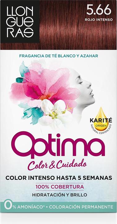 Immagine prodotto Llongueras Tinta per capelli OPTIMA #5.66-rosso intenso (Rosso intenso)