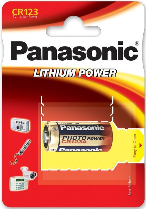 Image du produit Panasonic Photo Lithium CR123 (10 pcs, CR123A, 1600 mAh)