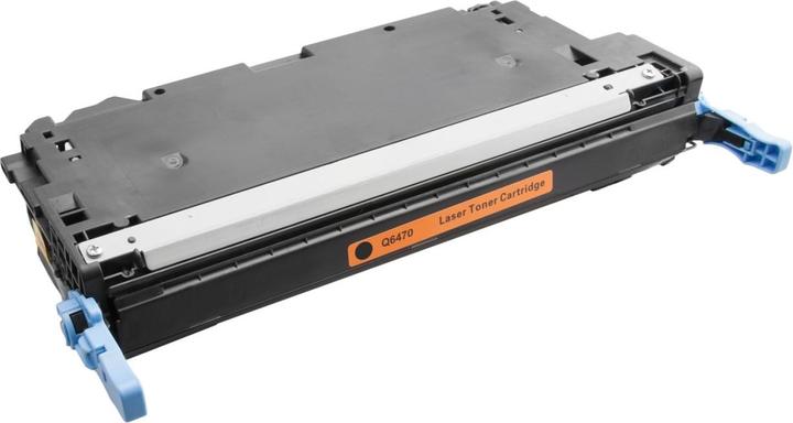 Actual product image Plutoos HP Q6470A 501A 502A Black Toner XXL compatible, Black