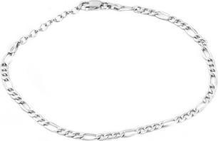 Actual product image Beneto Stylish silver bracelet Figaro AGB186