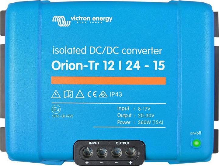 Immagine prodotto Victron Energy Orion-Tr 12/24-15 360W convertitore di tensione DC-DC isolato