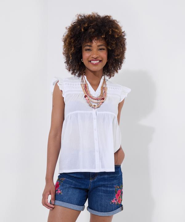 Produktbild Joe Browns Pintuck Mandarin Collar Blouse (12)