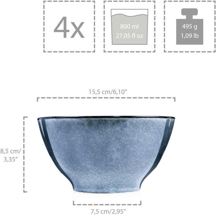 Immagine prodotto Sänger Geschirr Ciotole per cereali Darwin (0.80 l, 4 x)
