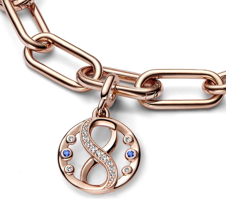 Produktbild Pandora ME Unendlichkeitssymbol Medaillon Charm (Metall, rosevergoldet)