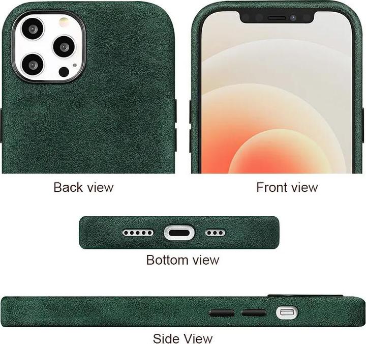 Actual product image cyoo Alcantara Optics Hardcase - iPhone 11 Pro - Black - Protective Case Cover