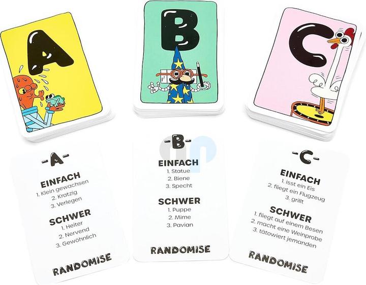 Produktbild Gamely RANDOMISE - Zeichne, Spiele & Beschreibe kunterbunte Identitäten (Deutsch)