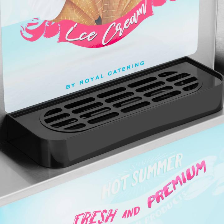 Actual product image Royal Catering Soft Serve Ice Cream Machine - 2140 W - 33 l/h - 3 flavours -