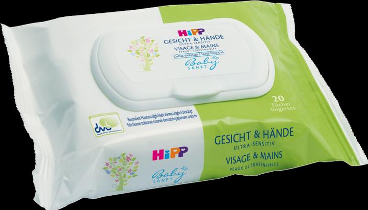Hipp Babysanft visage et mains (20 pièce(s))