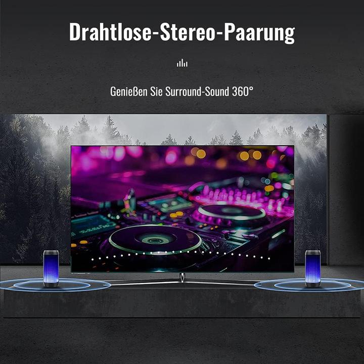 Produktbild Elehot Tragbare LED Musikbox (14 h)