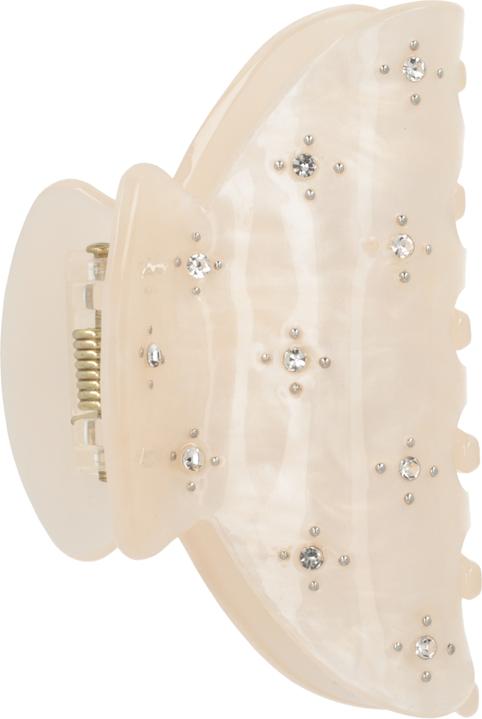 Produktbild Trisa Fashion Haarklammer mit Strass & Scrunchie Beige 3 Stk. (Haarkamm)