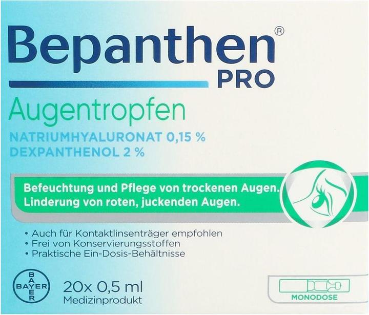 Produktbild Bepanthen PRO Augentropfen (10 ml, 20 x 0,5 ml)