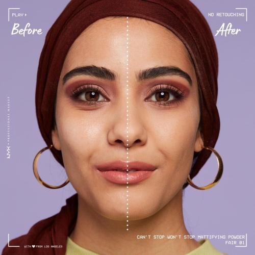 Actual product image NYX Professional Make-Up Can't Stop Won't Stop Mattifying Powder (1 Fair)