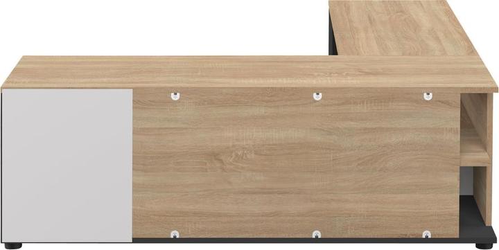 Image du produit Temahome Angle TV Stand black and oak (40 x 46 cm)