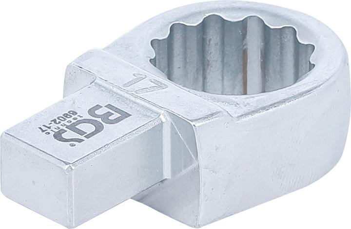 Actual product image BGS Push Fit Ring Spanner 17 mm Square Size 9 x 12 mm (17 mm)