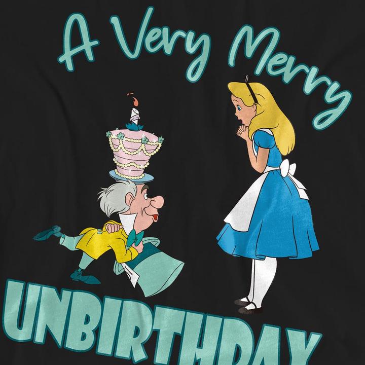 Image du produit Alice In Wonderland - T-shirt VERY MERRY UNBIRTHDAY TO ME - Adulte (M)