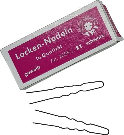 Comair Lockennadeln 45x0,6mm schwarz 45er Kästchen (45 Stk.)