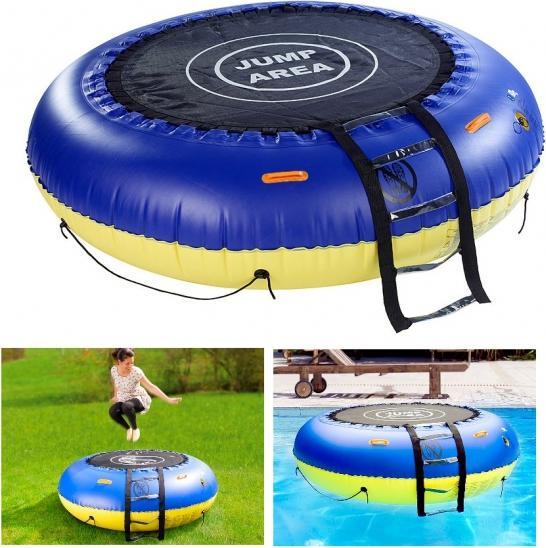 Actual product image Infactory 4in1 trampoline for water and garden, Ø 193 cm (193 cm)