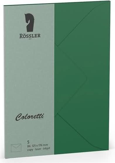 Immagine prodotto Magni 220720571 - Buste Coloretti, 80 g/m², DIN B6, foresta, 5 pezzi (B6, 5 x)