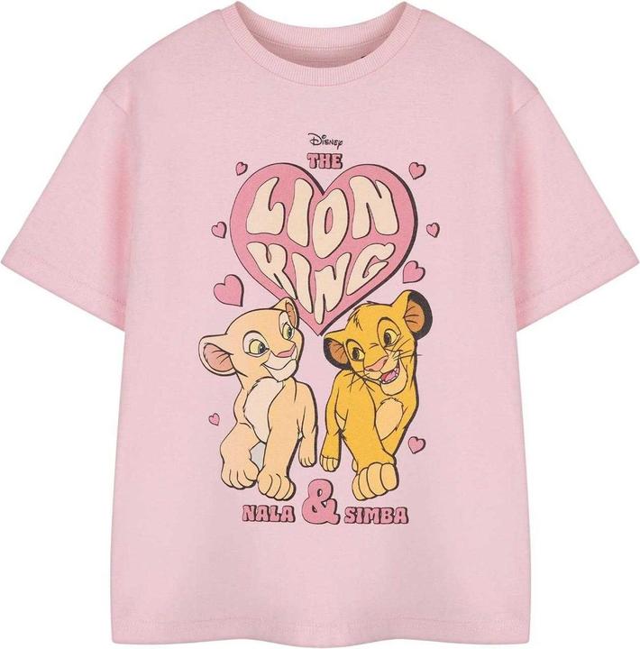 Actual product image The Lion King Girls Simba And Nala Short-Sleeved T-Shirt (116)