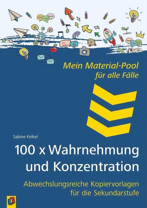 Immagine prodotto 100 x Wahrnehmung und Konzentration (Tedesco, Sabine Kelkel, 2023)