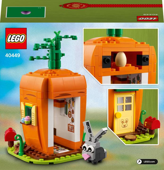 Immagine prodotto LEGO Casa della carota del coniglietto di Pasqua (40449, Set LEGO rari)