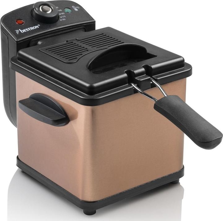 Produktbild Bestron Best Fritteuse 1,2L AF100CO kupfer 1000W