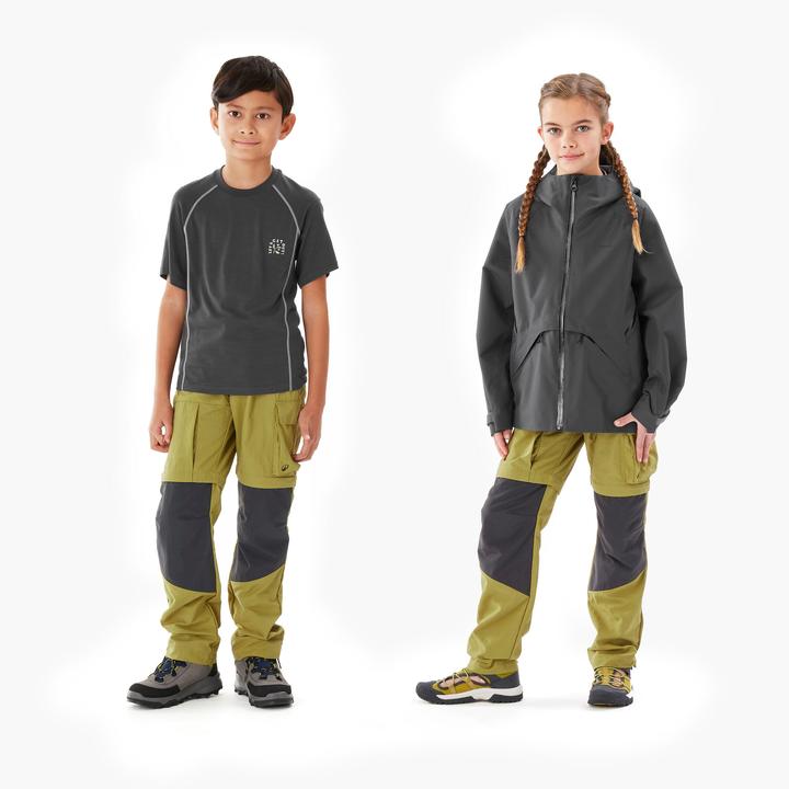 Produktbild Quechua Zip-Off-Hose Kinder Gr. 123–172 Wandern - MH500 khaki (10, 11, 12)