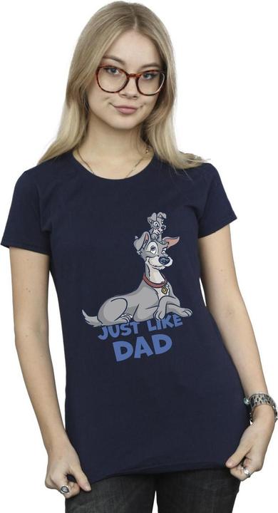 Produktbild Disney Lady And The Tramp Just Like Dad TShirt (XXL)