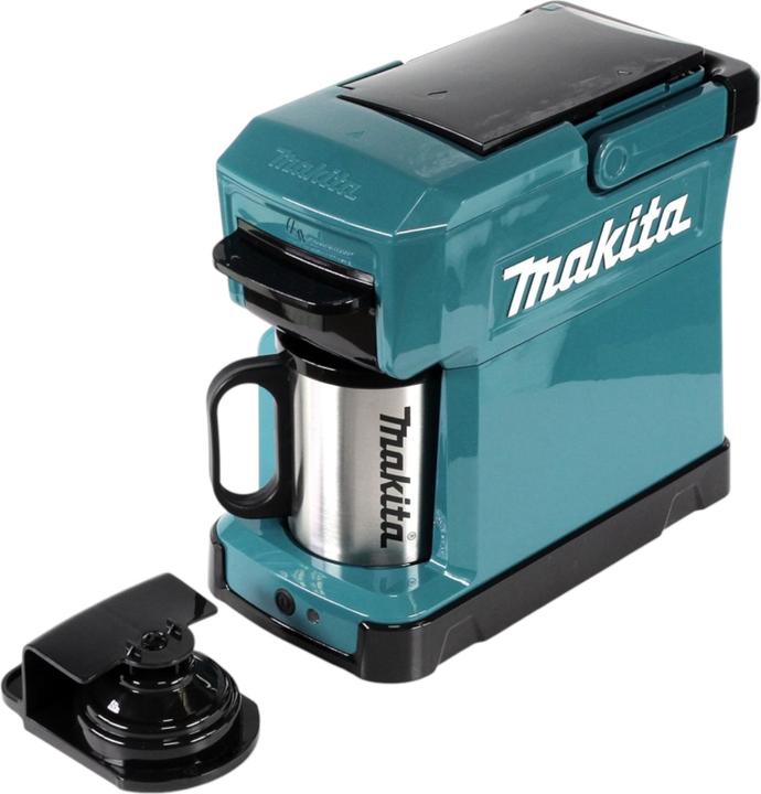 Produktbild Makita DCM 501 SM2 Akku Kaffeemaschine 12 V max. / 18 V + 2x Akku 4,0 Ah + Ladegerät