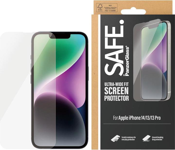 Productafbeelding PanzerGlass Safe. (1 Stuk, Apple iPhone 14, Apple iPhone 13)