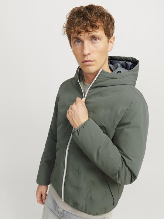 Actual product image Jack & Jones JACK&JONES JJADAM HYBRID JACKET Heren Gequilte jas - Agave Green (L)