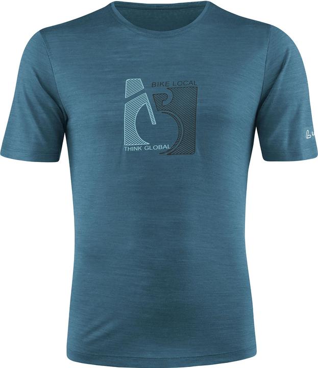 Löffler Printshirt Bike Merino-Tencel