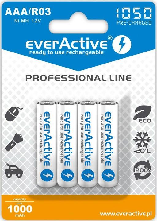 Image du produit Everactive Série 1050 (4 pcs, AAA, 1050 mAh)