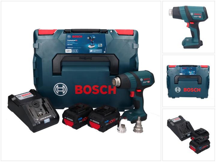 Immagine prodotto Bosch Professional Bosch GHG 18V-50 Soffiatore d'aria calda a batteria professionale 18 V 300° C / 500° C + 2x