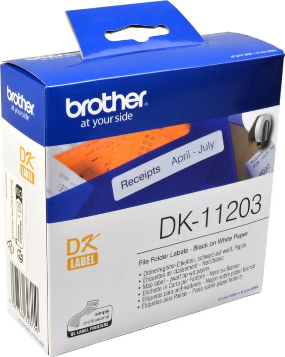 Immagine prodotto Brother DK-11203 Etichette per cartelle di file